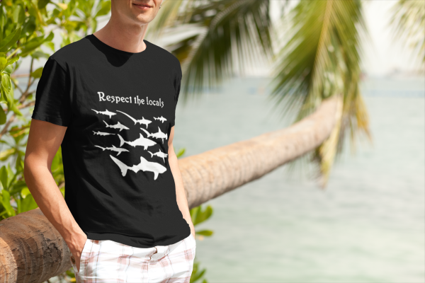 Men T-Shirt : Respect the Locals Online-Verkauf – Bild 3