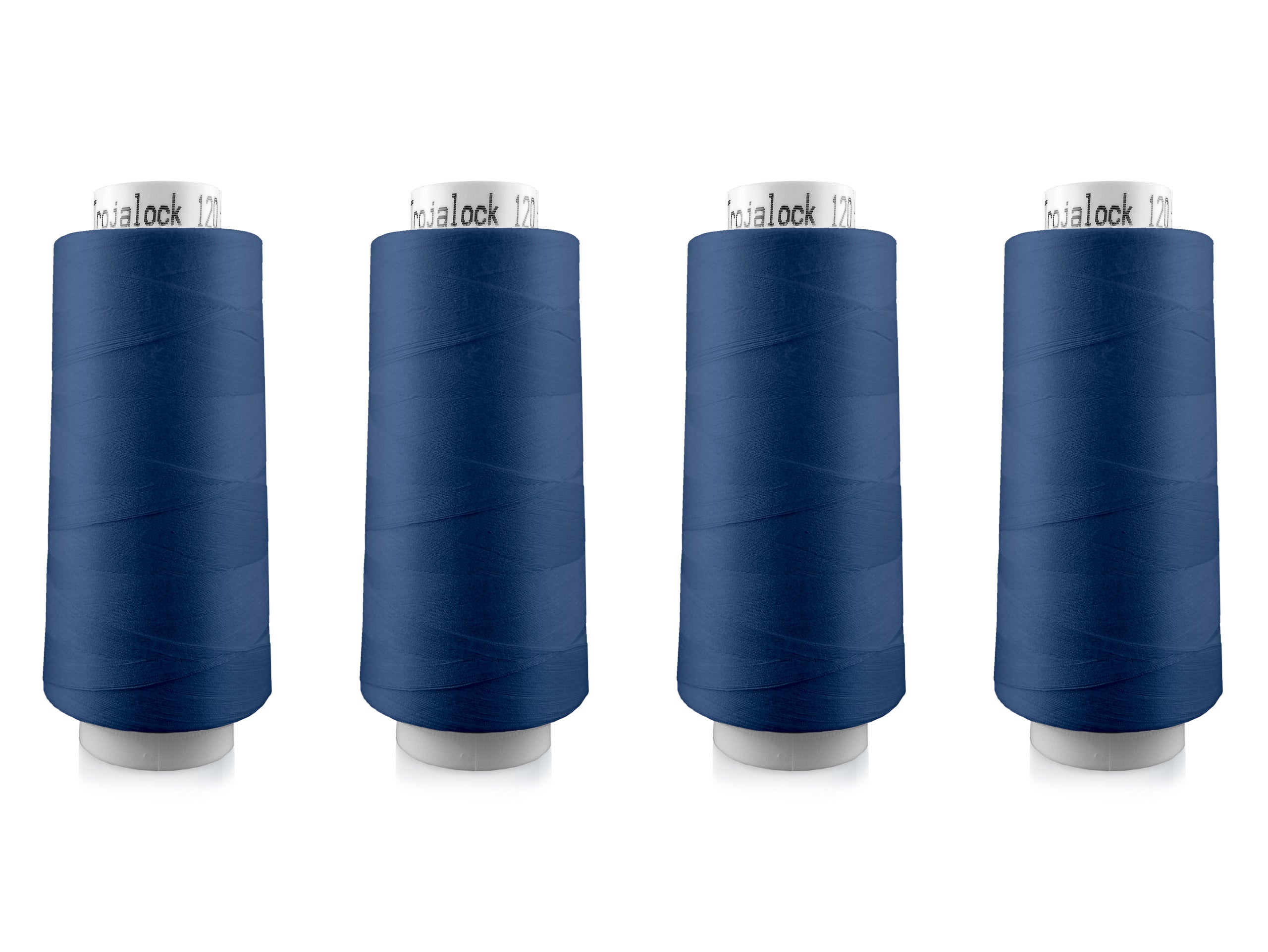 Amann Trojalock No. 120 Overlockgarn Nähgarn 4x 2500m 1303 – Himmelblau Mode