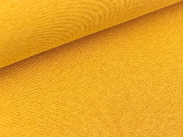 Baumwollsweat Melany ocre meliert Schn?ppchen