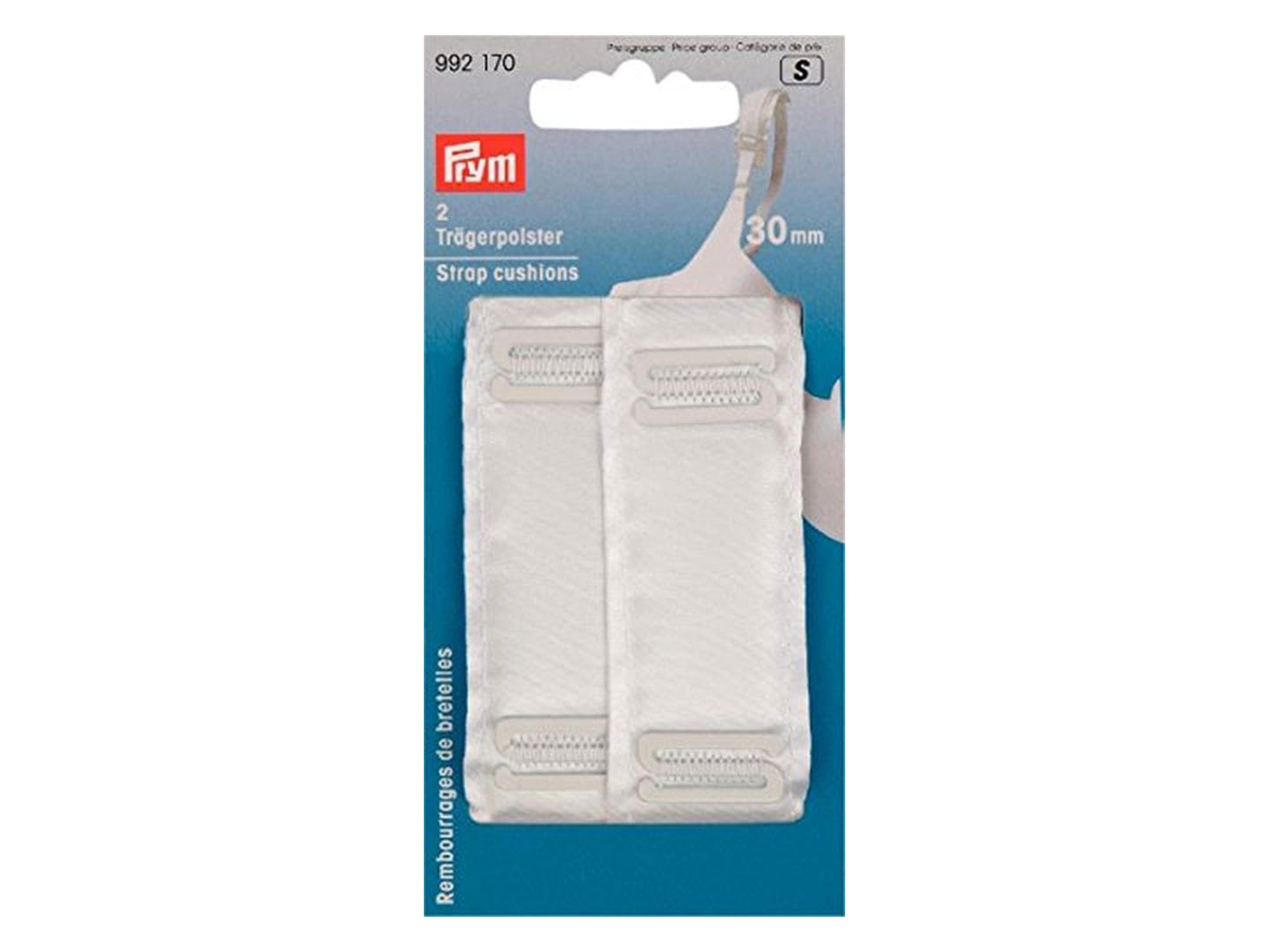 Prym 992170 Trägerpolster weiß – 30mm – 2 Stück Online