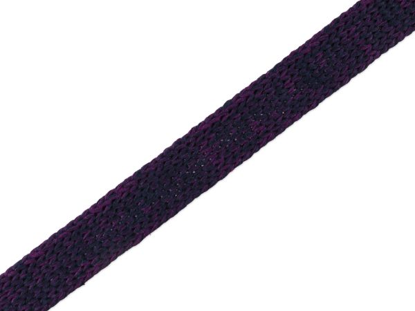 1m Flach- und Hoodiekordel Cord Me Queens United viola-blue navy 20mm Im Angebot